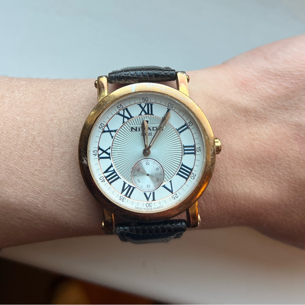 Vintage Nivada Lizard Band Watch